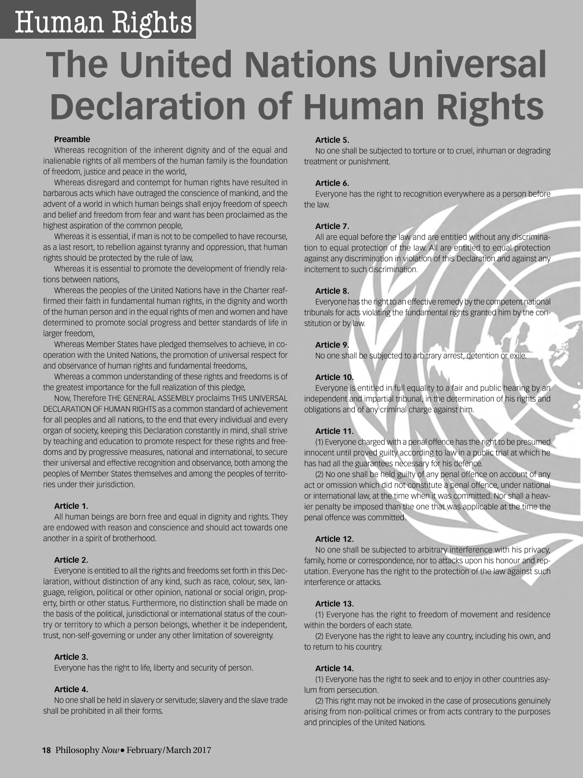 Enem 2019 A Declaração Universal Dos Direitos Humanos Educa