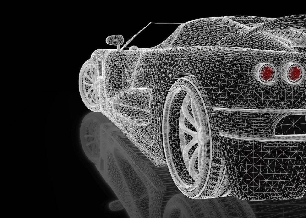 car mesh model